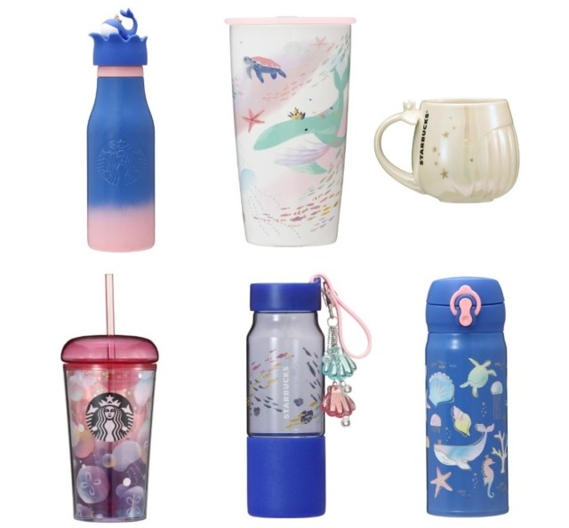 【オンライン限定】スタバから海をテーマにしたグッズが発売中！ 海の生き物がデザインされた涼しげなデザインです