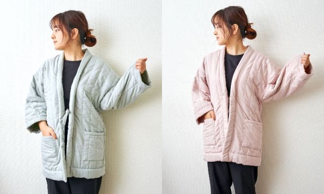 3COINSに「はんてん」が登場したよー！ くすみカラーで今っぽい可愛さを楽しめます