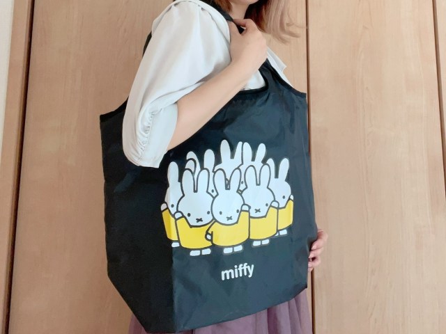 【付録レビュー】ステディ6月号は大人可愛いミッフィーのBIGバッグ☆ トイレットペーパーが18個も入るらしい