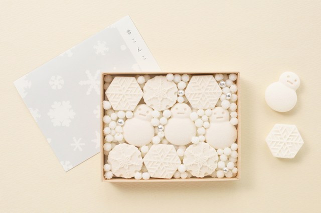 寒い季節を楽しみたい亀屋良長「暦 雪こんこ」☃️SOU・SOUのオリジナルメッセージカード付きです