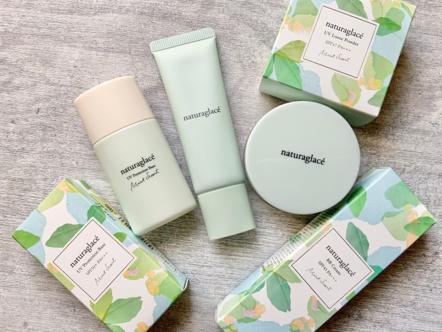 ナチュラグラッセの生ミントコスメで夏をのりきる🌱ベース・BBクリーム・パウダーを試してみた